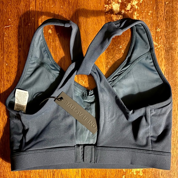 NWT Oner Active Unified Layered Sports Bra in Oil Blue - Size Small - Picture 9 of 10